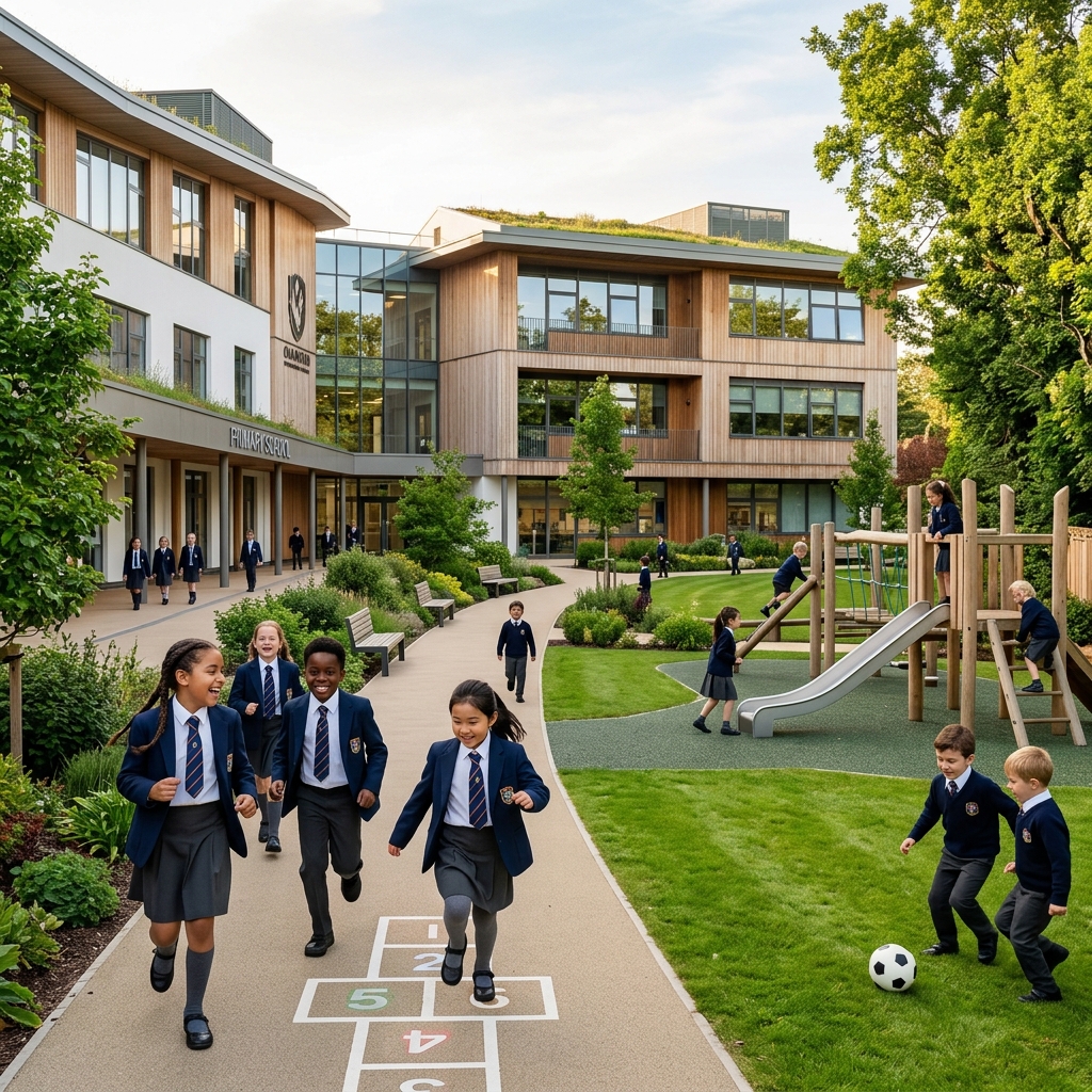 CD Global Public School modern campus